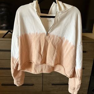 Aerie ombré 1/4 zip sweatshirt